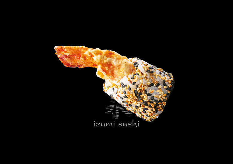 CALIFORNIA URAMAKI KREWETKA W TEMPURZE (6 SZT.)