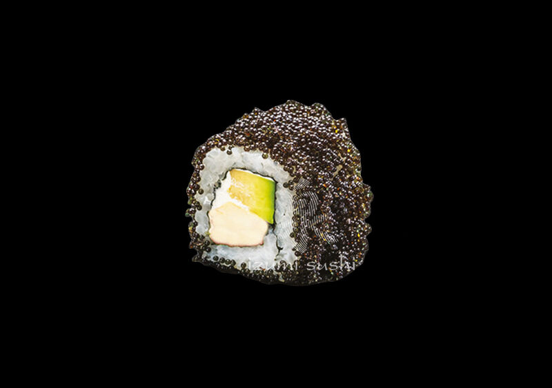 CALIFORNIA URAMAKI PALUSZEK KRABOWY Z TOBIKKO (8 SZT.)
