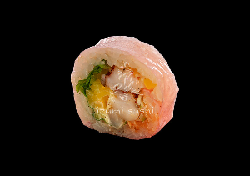 PIECZONE MAKI – KREWETKA W SAKE I W PŁATKU SOJOWYM