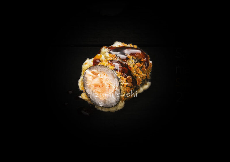 HOSOMAKI SAKE MAKI TEMPURA – ŁOSOŚ MAKI W TEMPURZE 6 SZT.