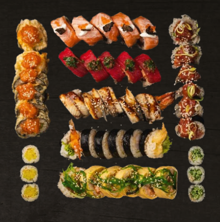 Midori Sushi set 45 szt. / 45 pcs